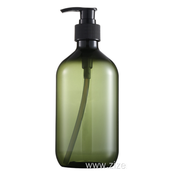 PET 300ml 500ml amber plastic bottle for shampoo